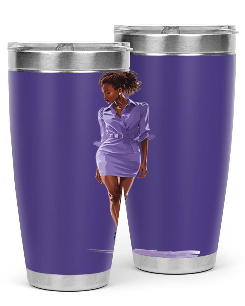 fashion girl in lavender 59#- fashion- Cotton Tank