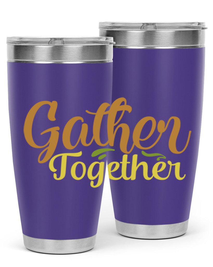 gather together 61#- thanksgiving- Tumbler