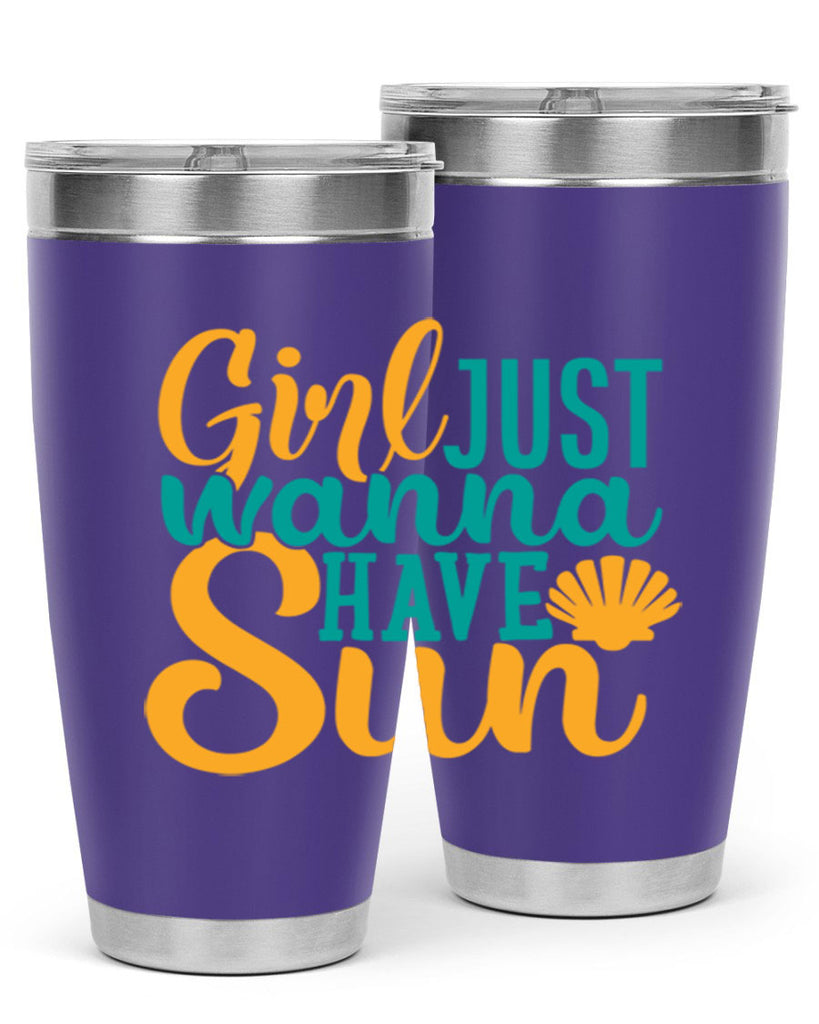 girls just wanna have sun Style 101#- summer- Tumbler