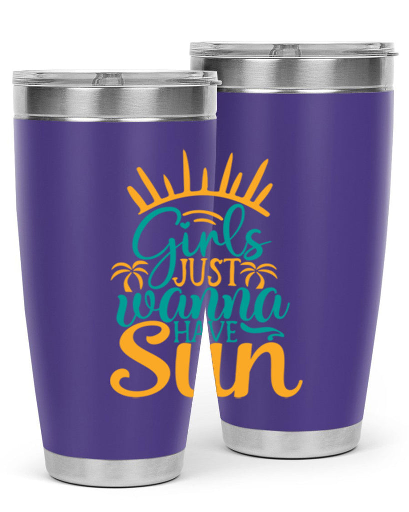 girls just wanna have sun Style 102#- summer- Tumbler