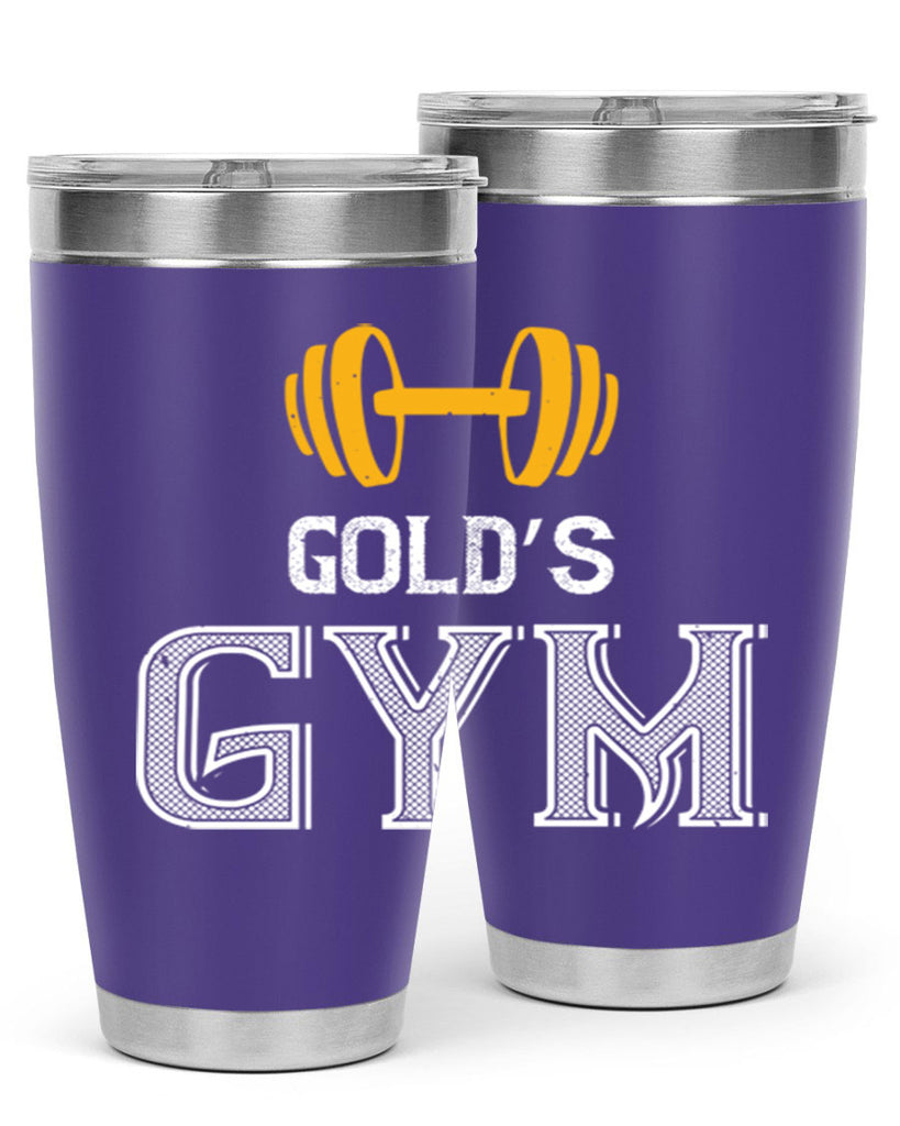 gold gym 101#- gym- Tumbler