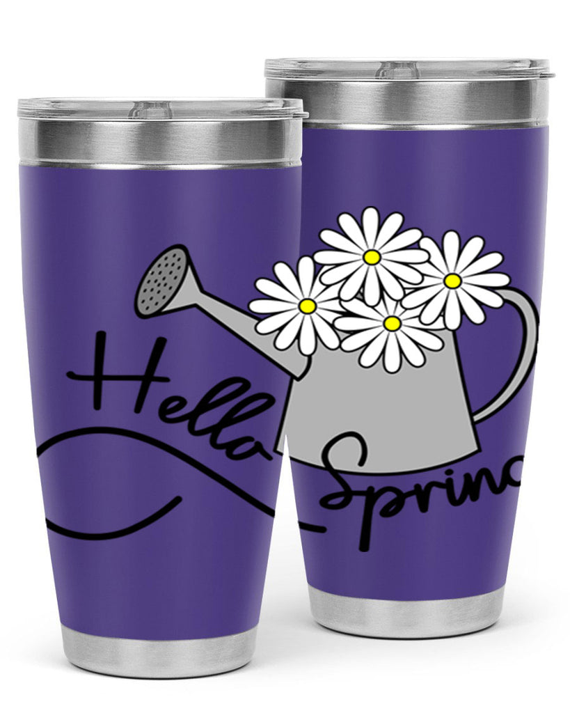 hello spring watering can208#- spring- Tumbler