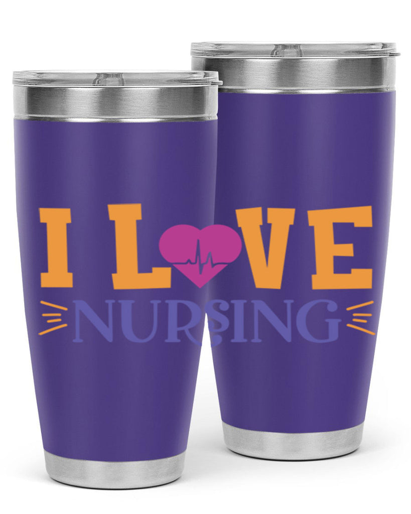 i love nursing Style 379#- nurse- tumbler