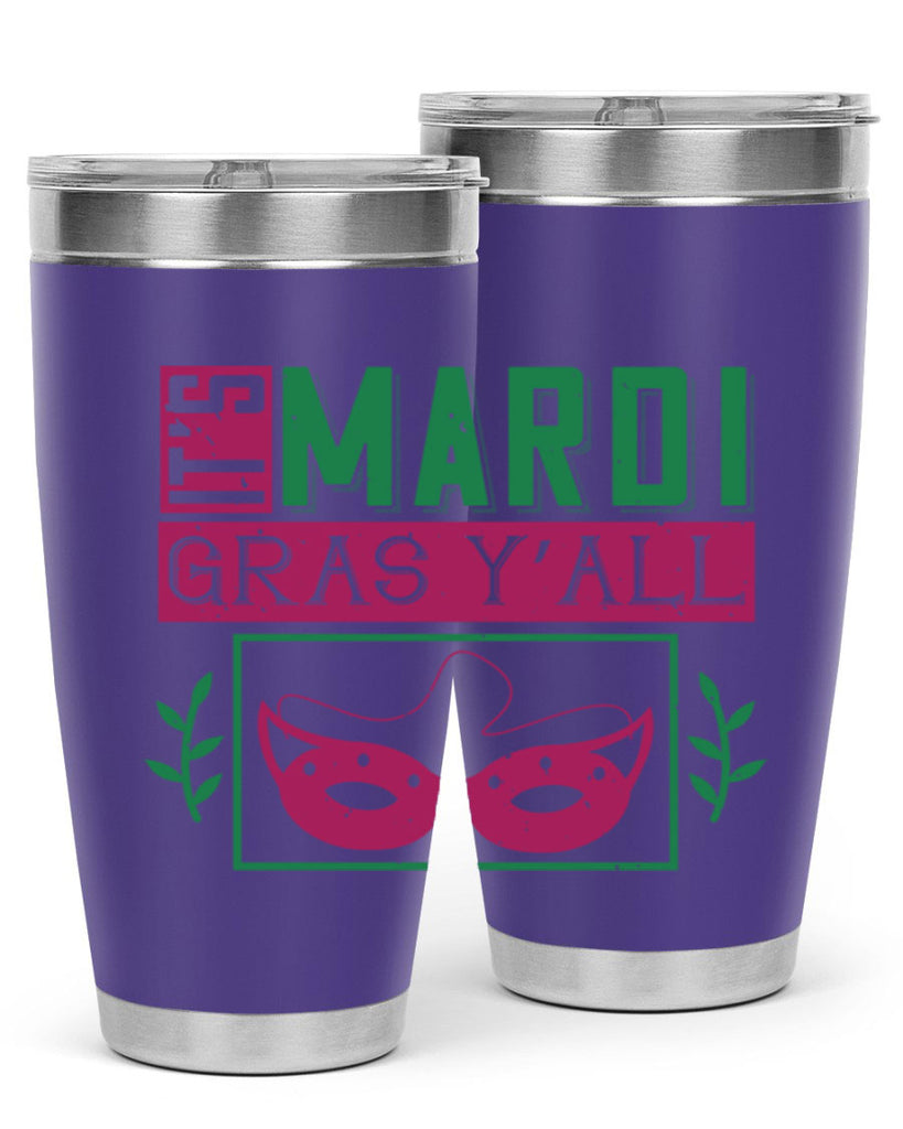 it’s mardi gras y’all 60#- mardi gras- Tumbler