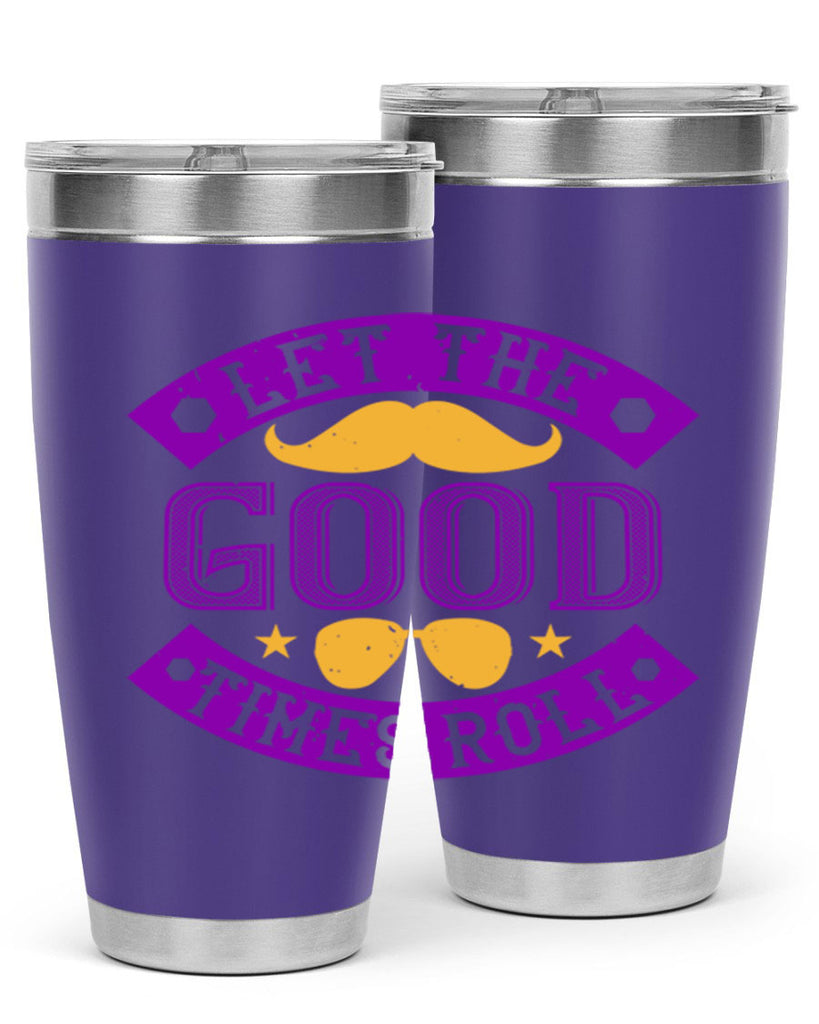 let the good times roll 52#- mardi gras- Tumbler