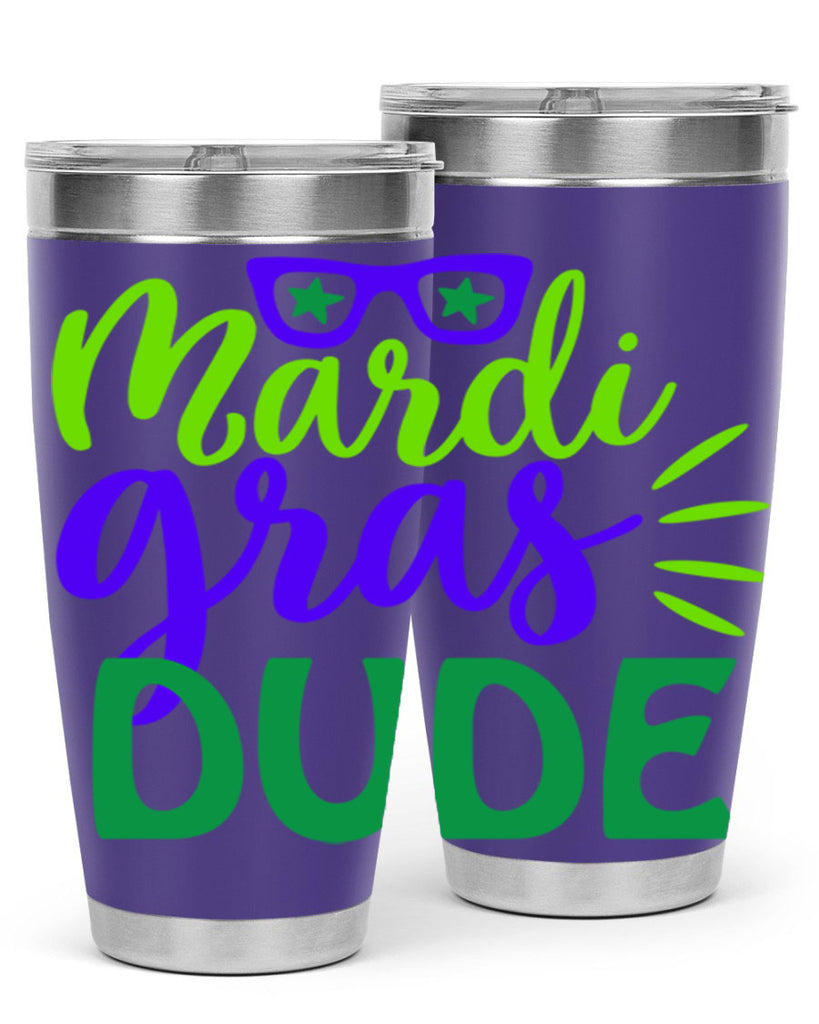 mardi gras dude 10#- mardi gras- Tumbler