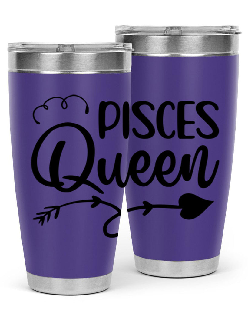 pisces queen 379#- zodiac- Tumbler