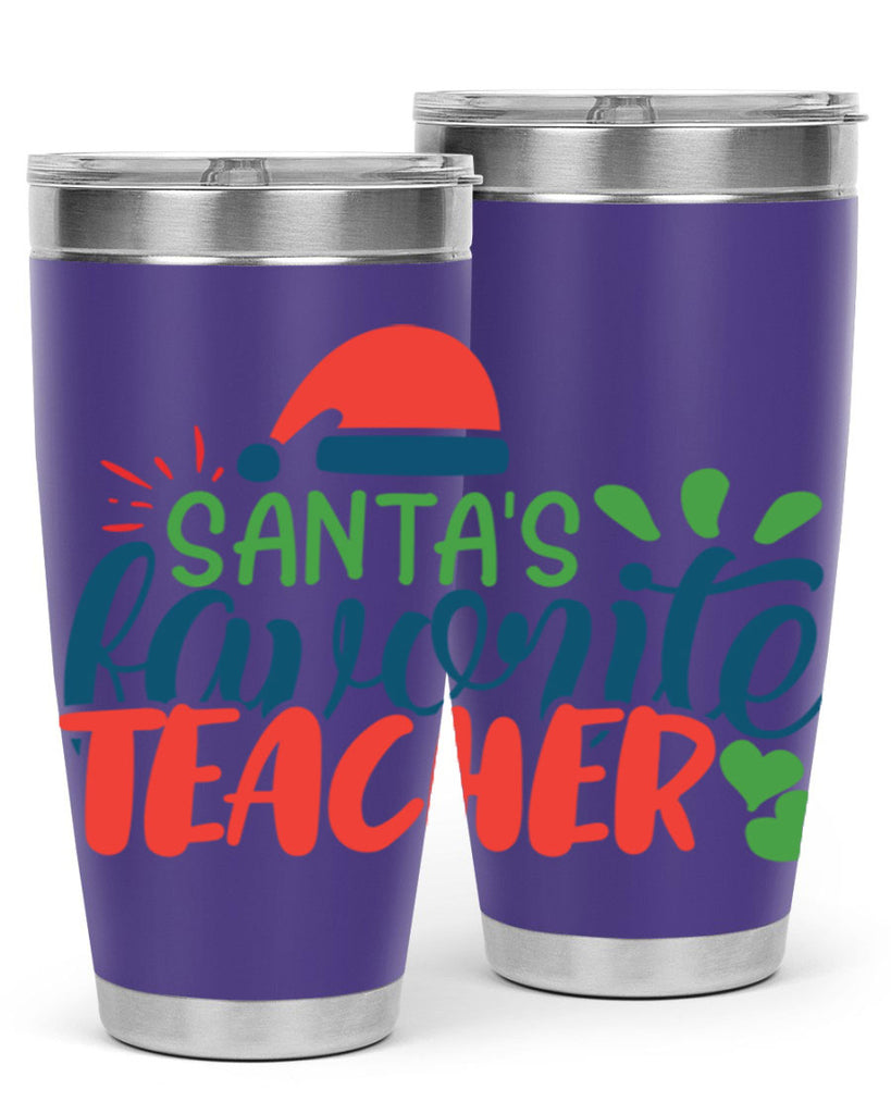 santas favorite teacher Style 151#- teacher- tumbler