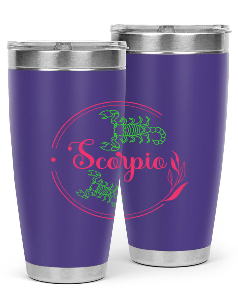 scorpio 437#- zodiac- Tumbler