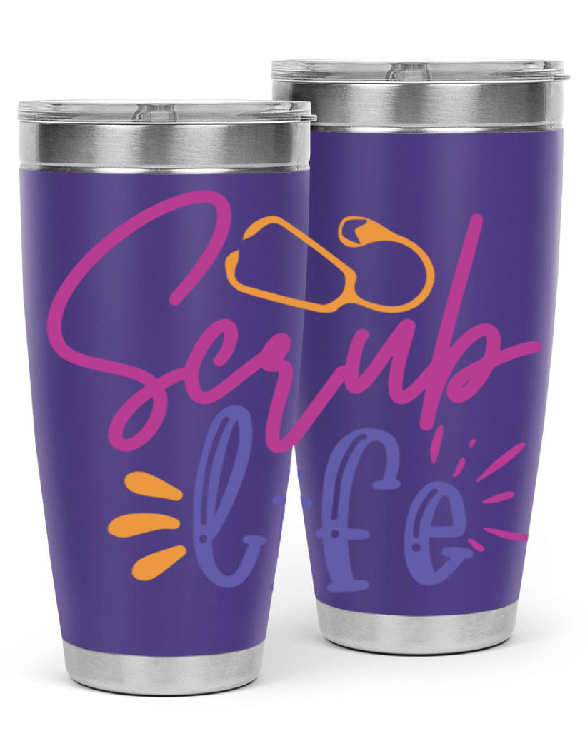 scrub life Style 351#- nurse- tumbler