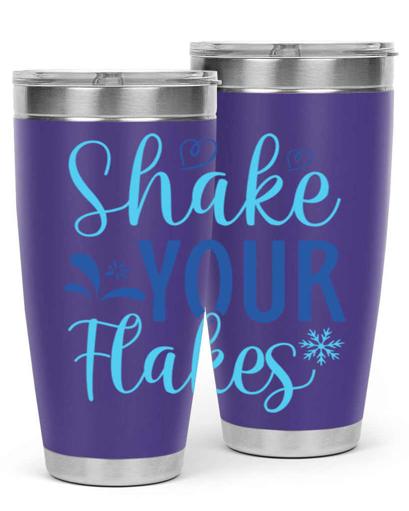 shake your flakes 359#- winter- Tumbler