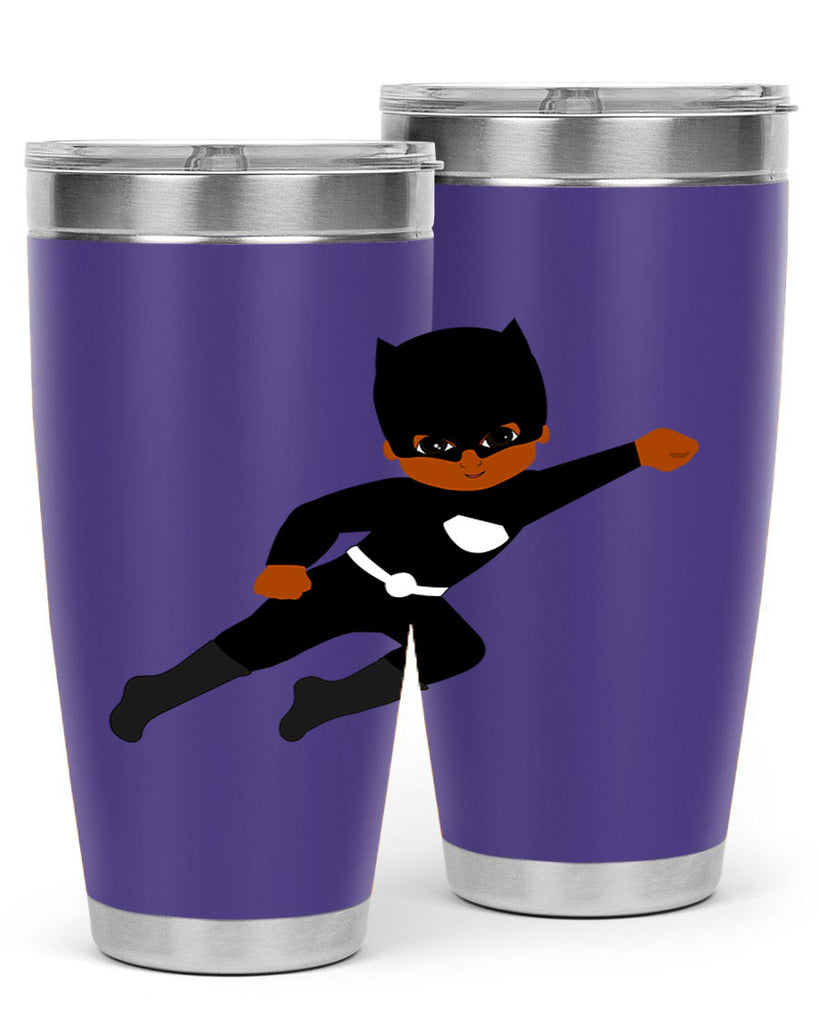 super kid 12#- black men - boys- tumbler