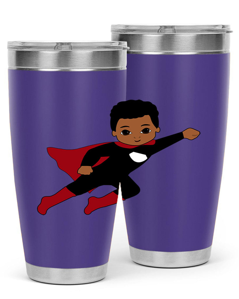 super kid 5#- black men - boys- tumbler