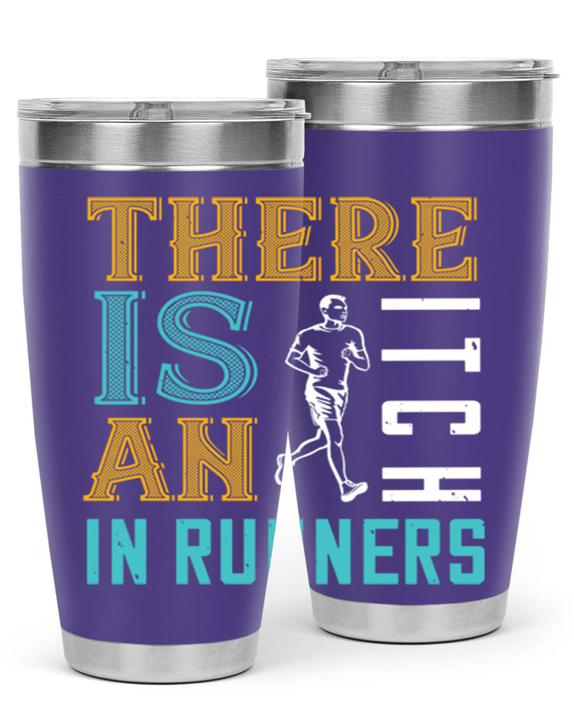 there is an itch in runners 9#- running- Tumbler