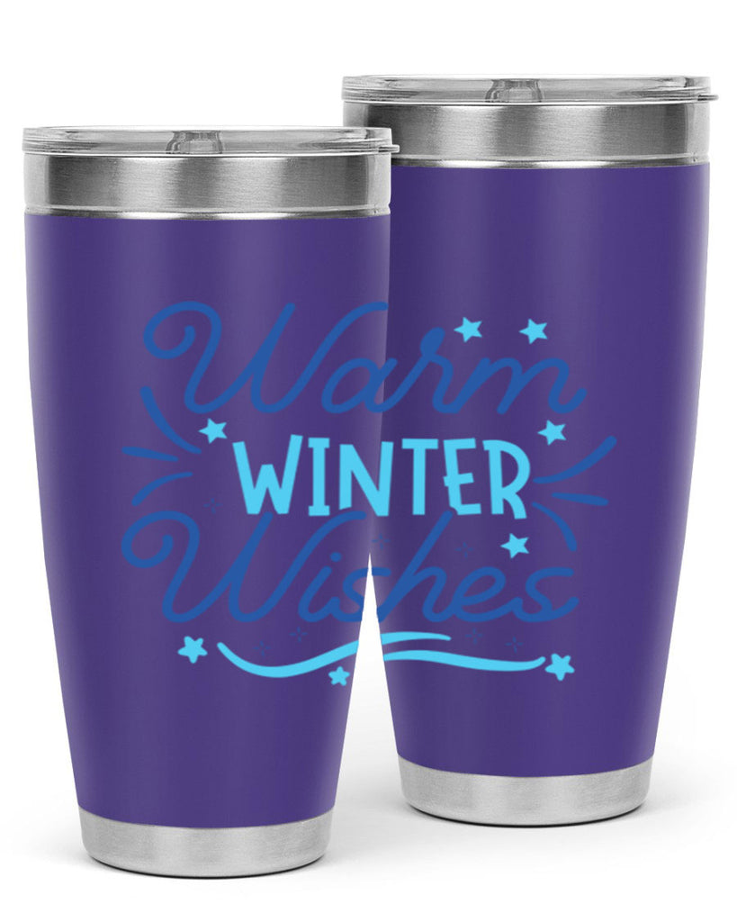 warm winter wishes 457#- winter- Tumbler