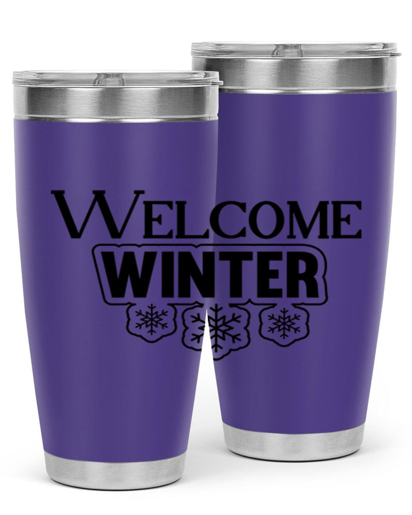 welcome winter 474#- winter- Tumbler