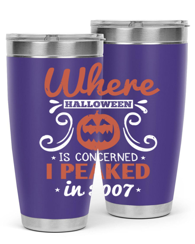 where halloween is 122#- halloween- Tumbler