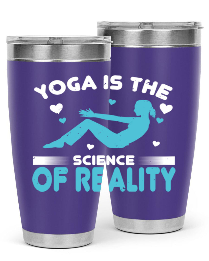 yoga is the science of reality 16#- yoga- Tumbler