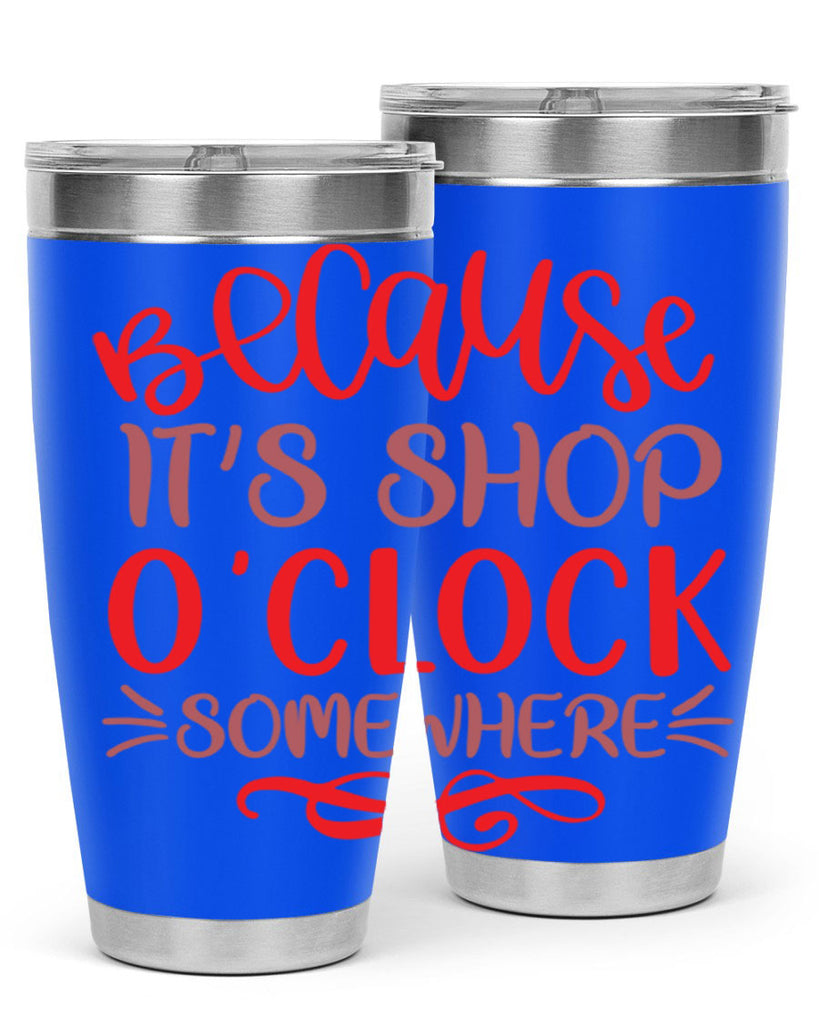 Because Its Shop Oclock Somewhere 19#- fashion- Cotton Tank
