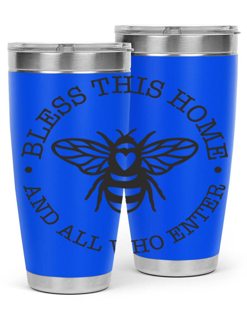 Bless this Home Bee59#- spring- Tumbler