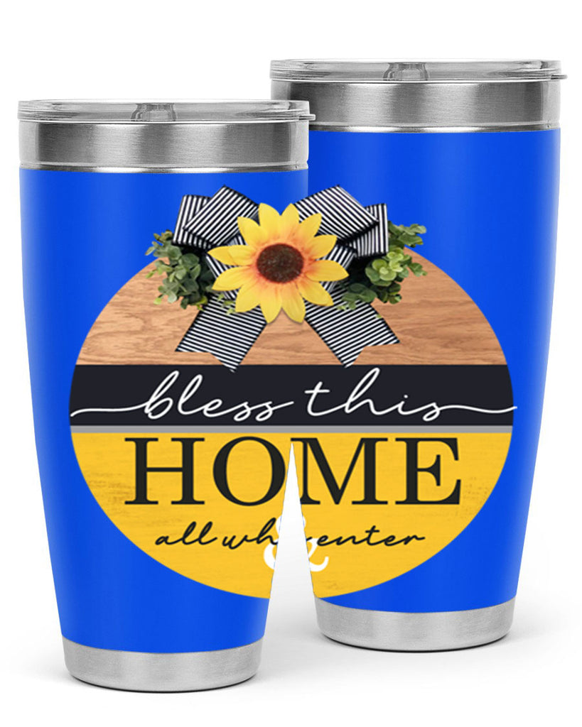 Bless this Home and all Mockup56#- spring- Tumbler