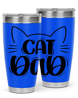 Cat Dad Style 81#- cat- Tumbler