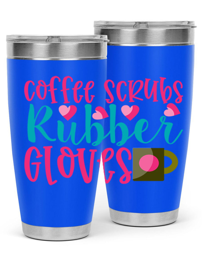 Coffee Scrubs Rubber Gloves Style Style 208#- nurse- tumbler