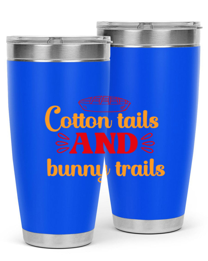 Cotton tails and bunny trails 112#- spring- Tumbler