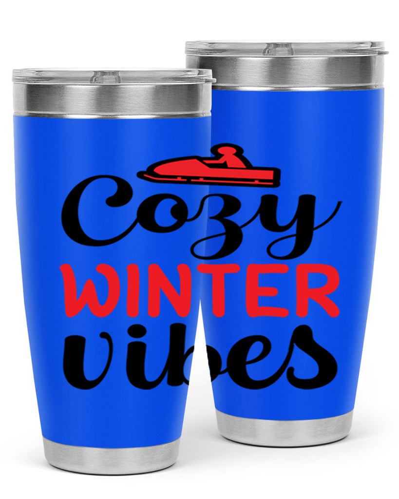 Cozy winter vibes 68#- winter- Tumbler