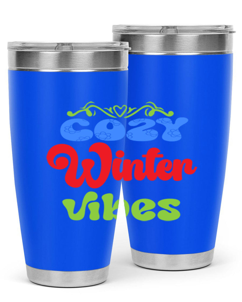 Cozy winter vibes 75#- winter- Tumbler