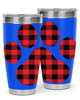 Dog Paw Style 94#- dog- Tumbler