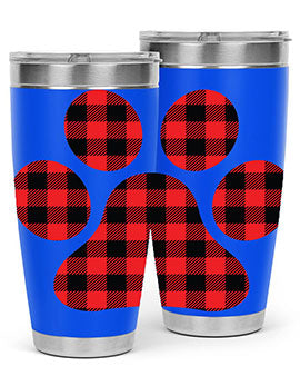 Dog Paw Style 95#- dog- Tumbler