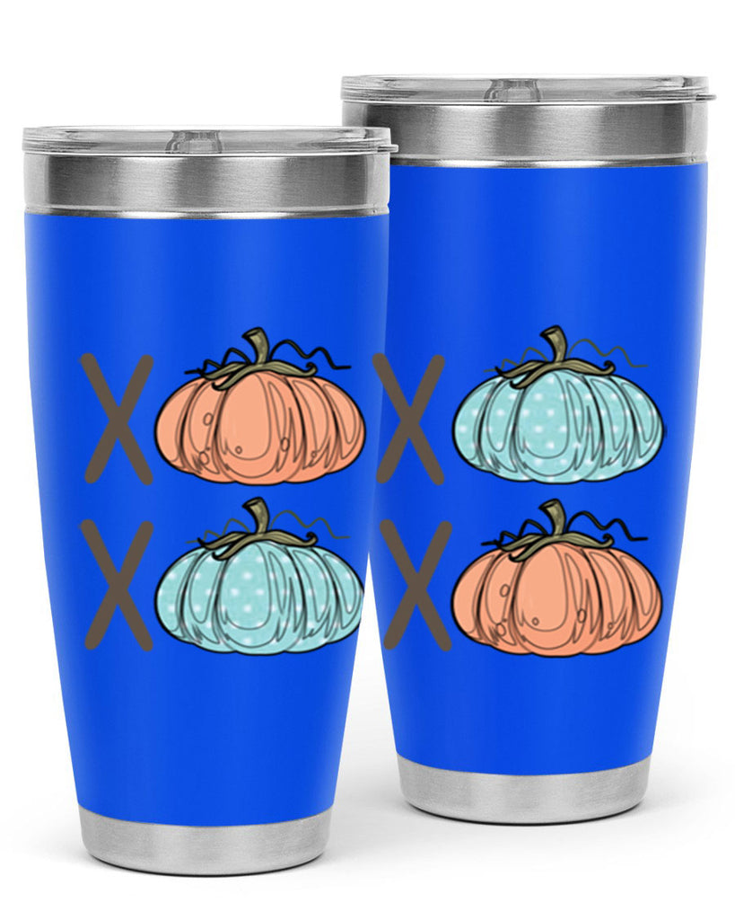 Fall Pumpkin XOXO 129#- fall- Tumbler