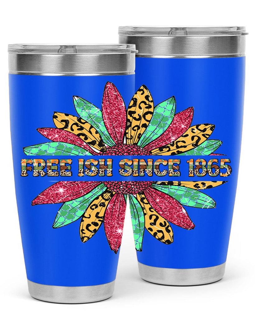 Freeish Since 1865 Sunflower Juneteenth 15#- Juneteenth- tumbler
