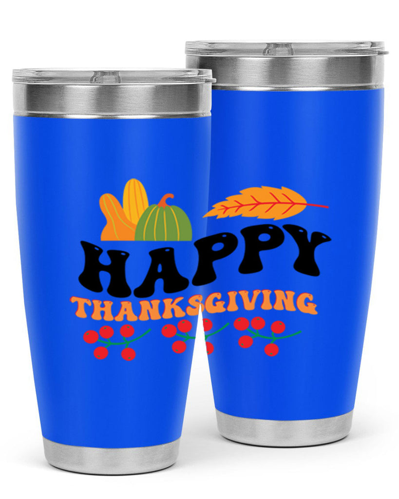 Happy Thanksgiving 251#- fall- Tumbler