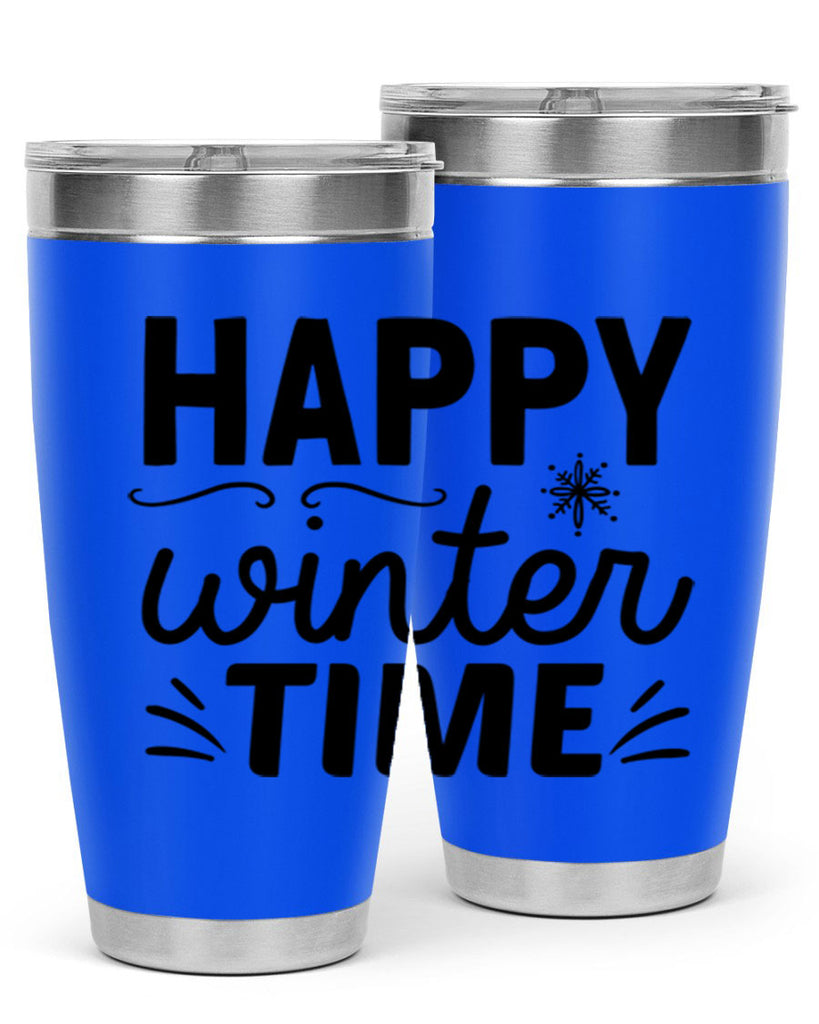 Happy Winter Time134#- winter- Tumbler
