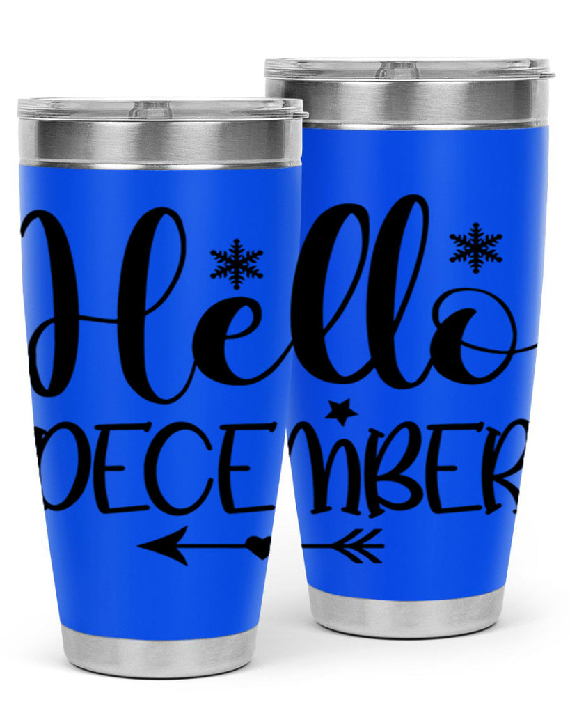 Hello December161#- winter- Tumbler