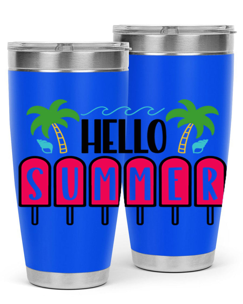 Hello Summer Style 39#- summer- Tumbler