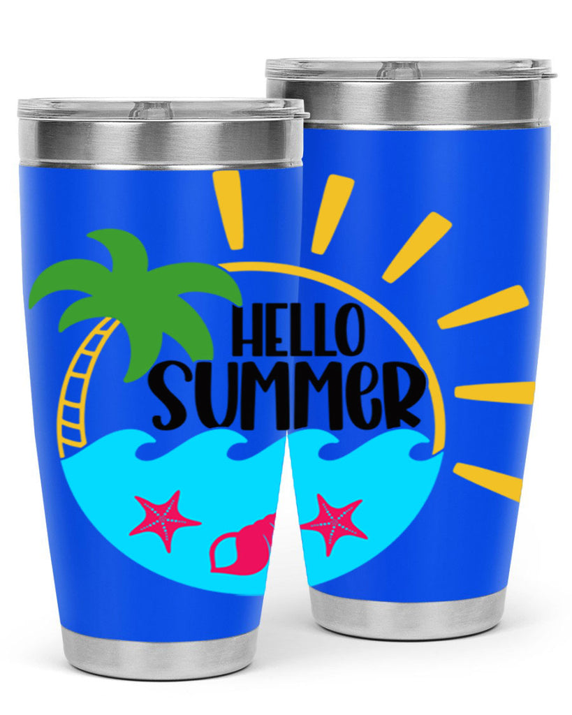 Hello Summer Style 40#- summer- Tumbler