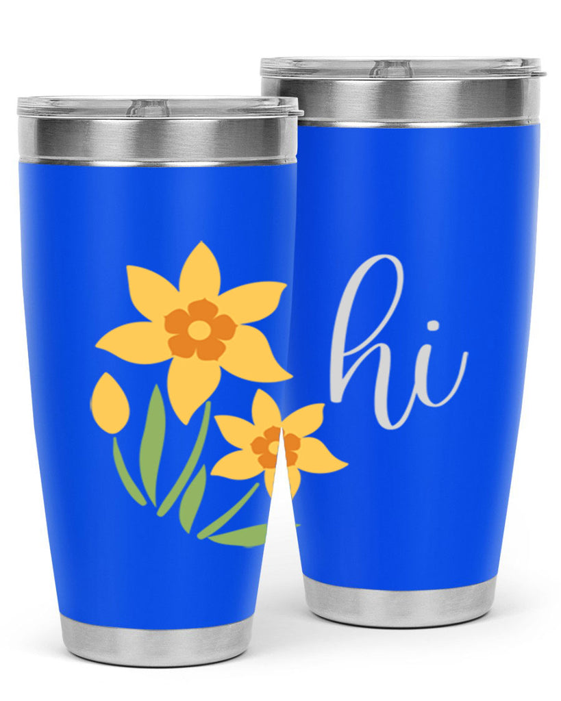 Hi daffodil flower236#- spring- Tumbler