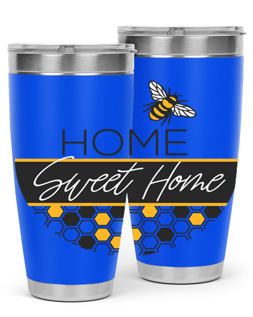 Home Sweet Home Bee and hive pattern243#- spring- Tumbler