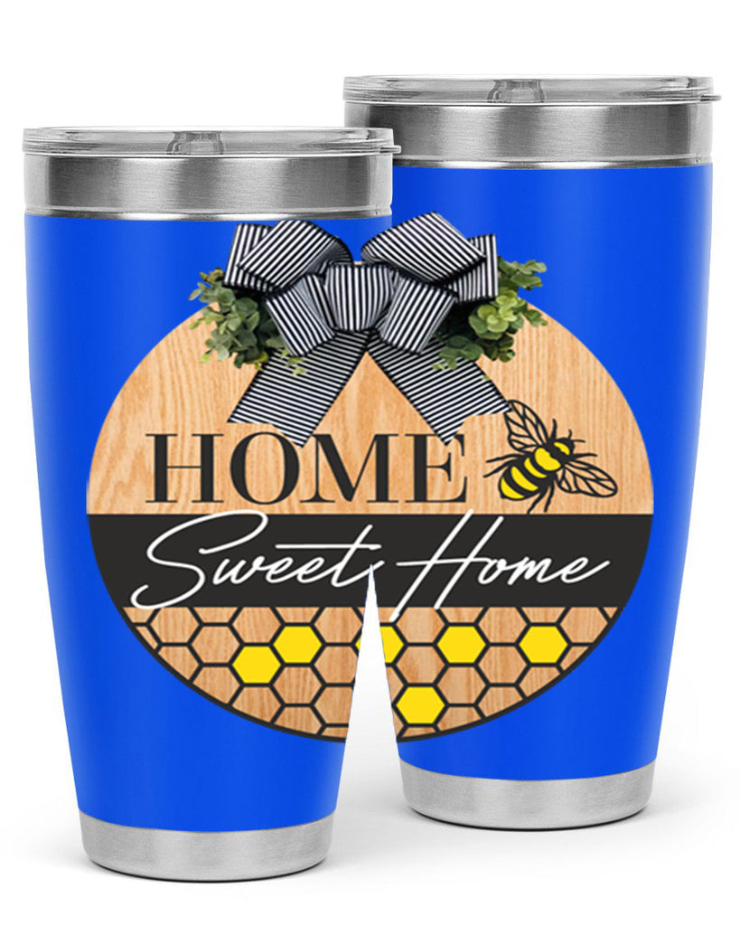 Home Sweet home bee and hive Mockup241#- spring- Tumbler