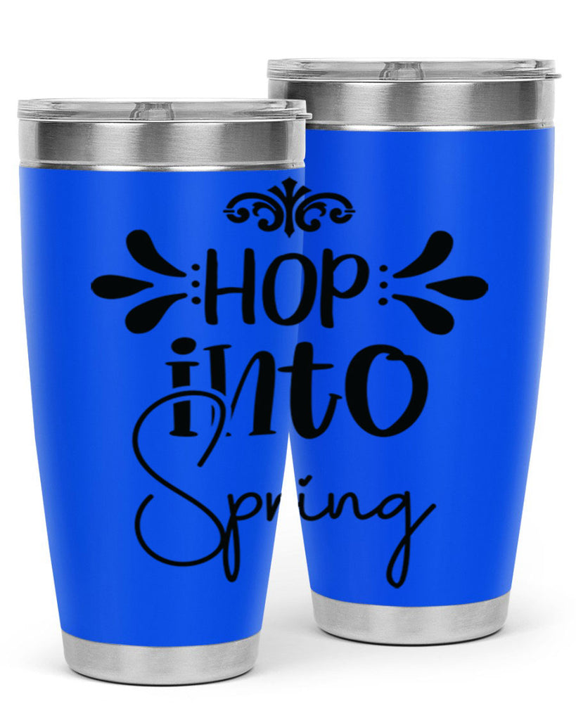 Hop into Spring 247#- spring- Tumbler