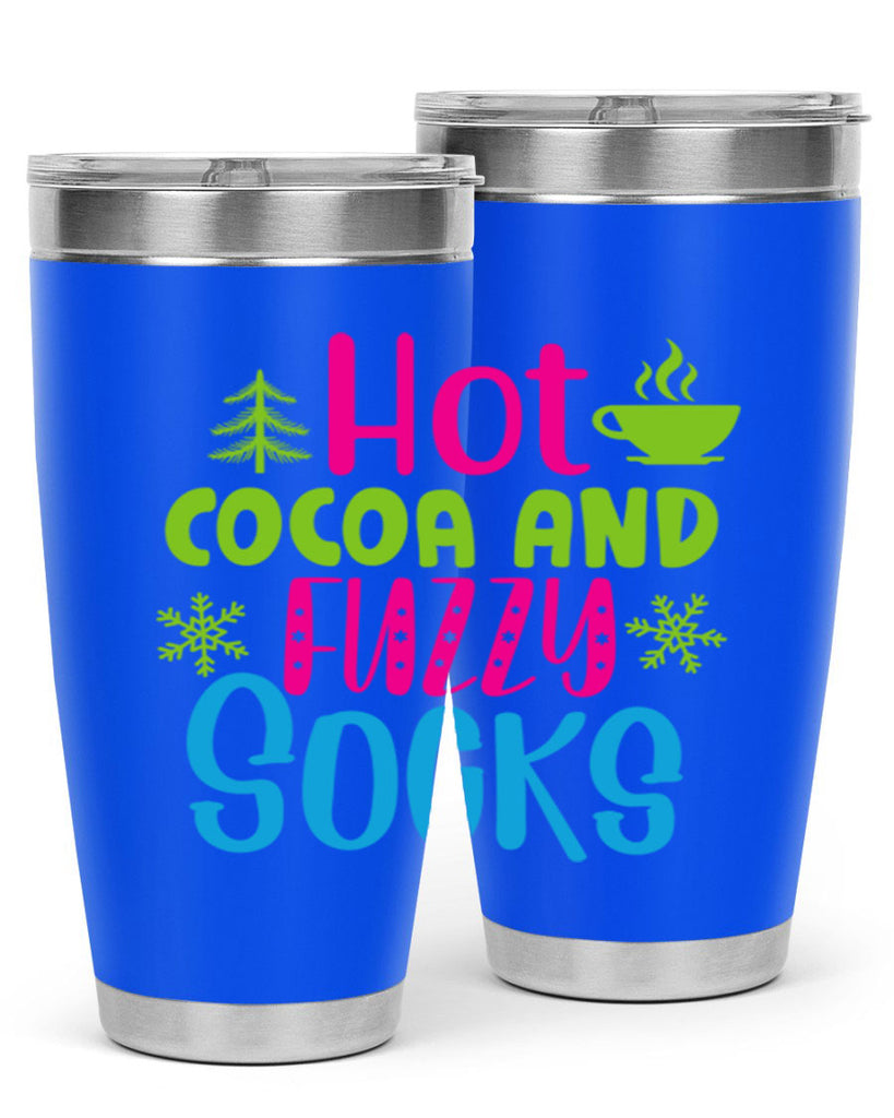 Hot Cocoa And Fuzzy Socks209#- winter- Tumbler