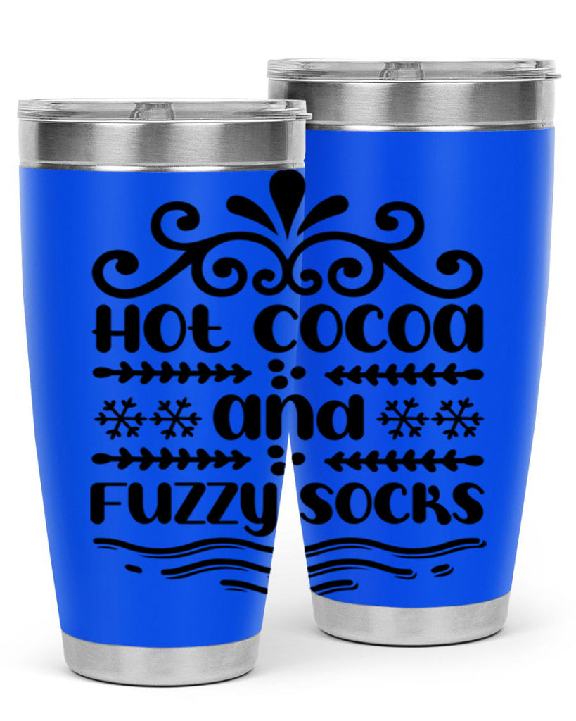 Hot Cocoa and Fuzzy Socks 219#- winter- Tumbler