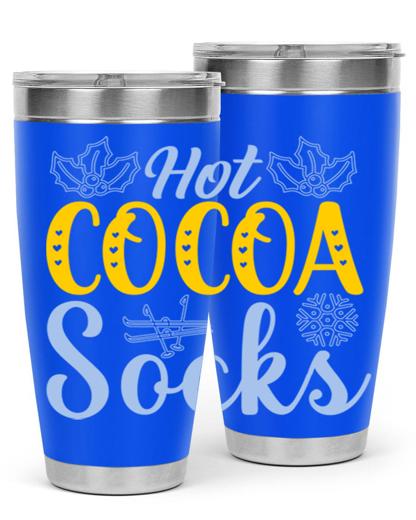 Hot cocoa socks211#- winter- Tumbler