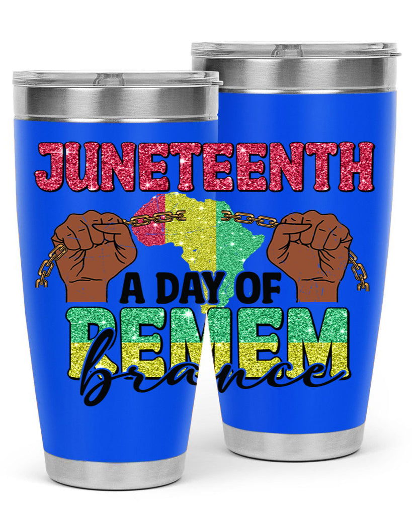 Juneteenth A Day Of Remembrance Png 9#- Juneteenth- tumbler