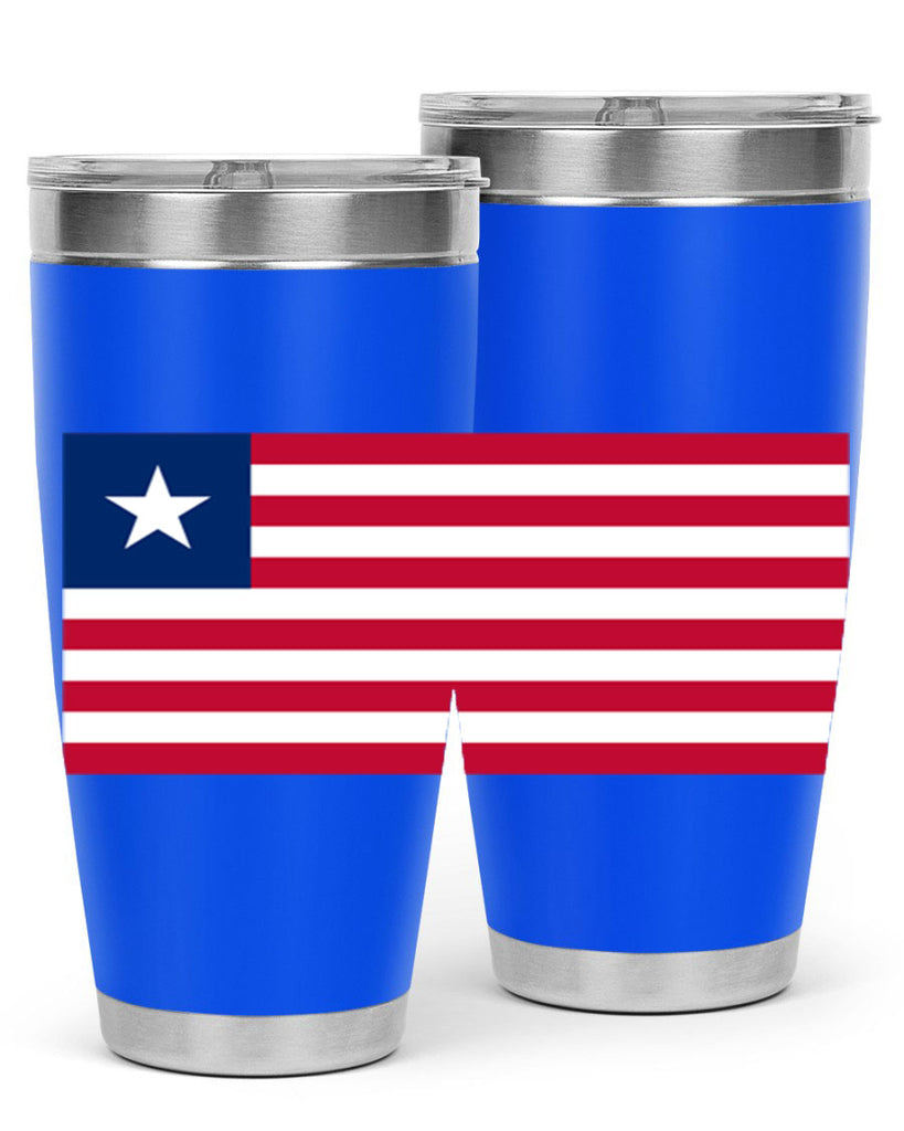 Liberia 101#- world flags- Tumbler