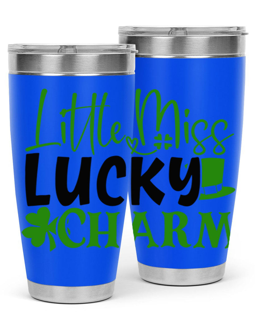 Little Miss Lucky Charm Style 154#- St Patricks Day- Tumbler