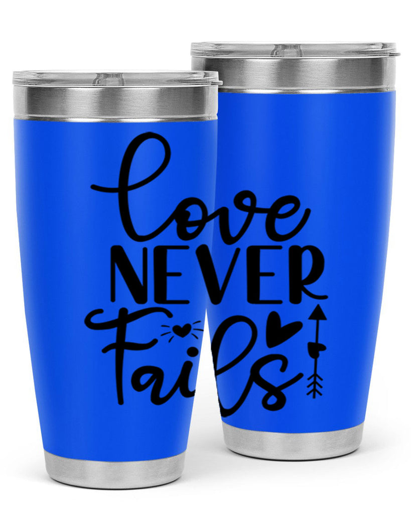Love Never Fails 309#- winter- Tumbler